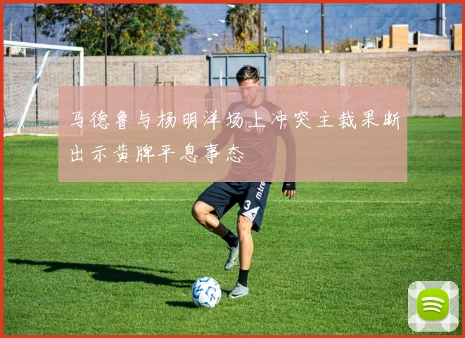 马德鲁与杨明洋场上冲突主裁果断出示黄牌平息事态