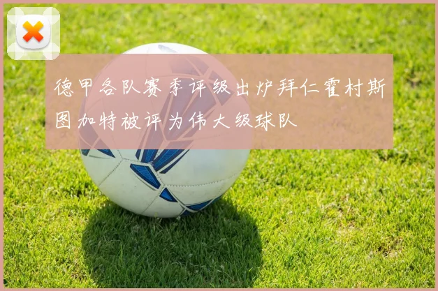 德甲各队赛季评级出炉拜仁霍村斯图加特被评为伟大级球队